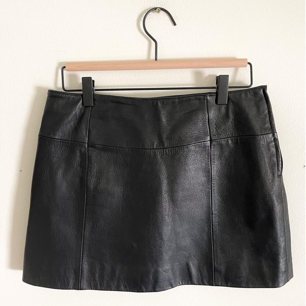 Wilson's Leather Maxima Mini Skirt Size 6